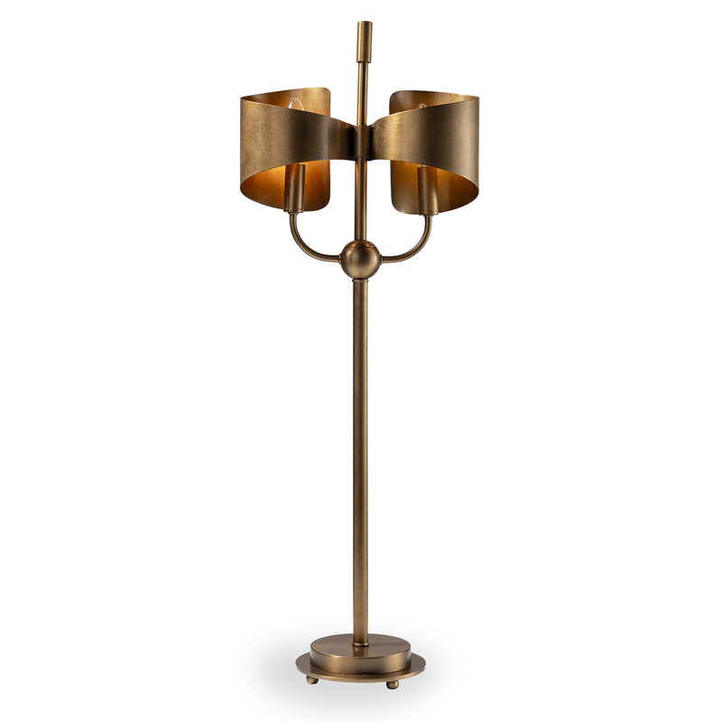 Quinton Table Lamp, Aged Brass
