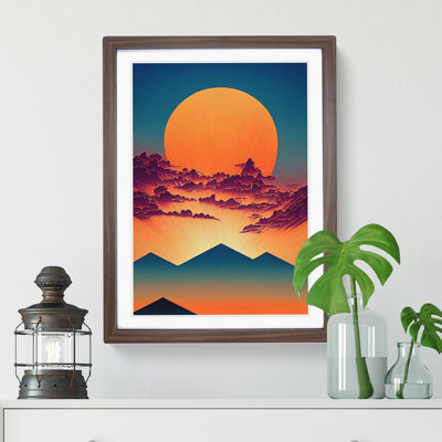 Mountain Sunset - Framed Print