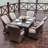 Leigh Rectangular 6 - Person 62.99'' Long Dining Set With Cushions-1238595005-1238595007