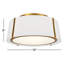 Plafonnier semi-encastré 3 lumières 18 po Aulait-1105181795