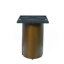 63 "Modern Artificial Stone Curved Panel Bronze Iron Metal Legs-Can Accommodate 6-8 People-591241249