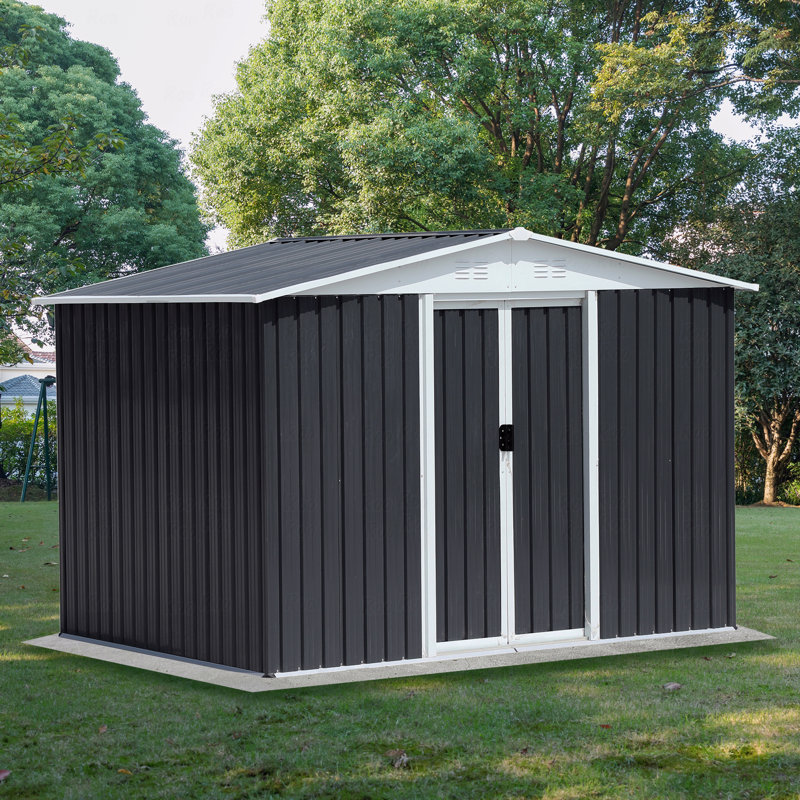 Abri de jardin 8 pi x 6 pi Apex, H 72,6 po x l 99,6 po x P 70,4 po