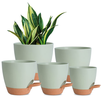 Pots de plantes auto-arrosants d'intérieur