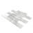 2X8 Subway Glass Mosaic Tile-60743682