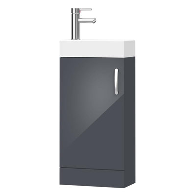 Aquill 10mm Single Bathroom Vanity with Ceramic Basin