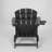 Folding HDPE Adirondack Chair Dual Cup Holder Wood Texture-1020109652