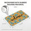 Paillasson Blue Floral Welcome Home, 20 po x 32 po, intérieur et extérieur