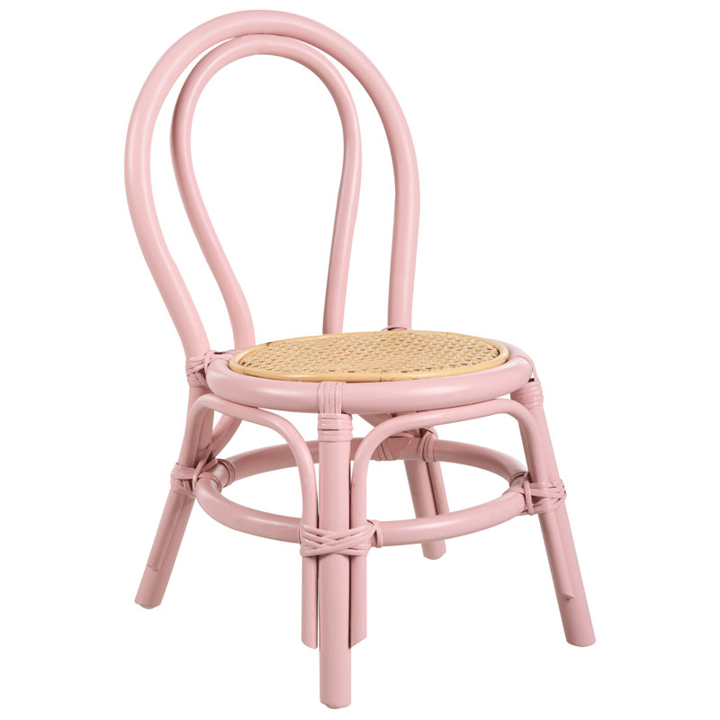 KALIVIA Upholstered Side Chair, Pink