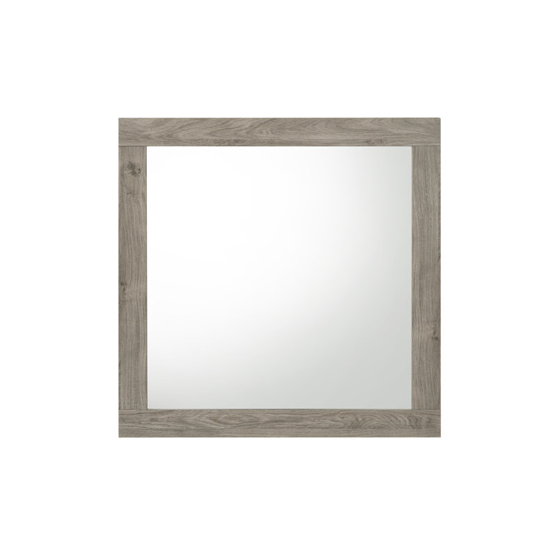 Mari Light Grey Finish Mirror