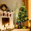 Arbre de Noël vert pin cachemire avec lumières DEL-77494024