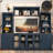 Farmhouse 88"W Entertainment Center With Charging Station-1707955828