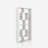  72.8''H Geometric Display Bookcase with Open Shelves