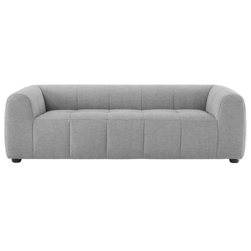 Liana Upholstered Fabric Sofa, Pewter