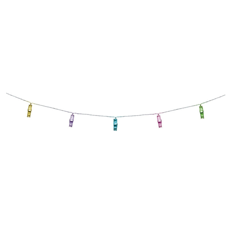 Indoor 16 - Bulb 15'' Battery Powered LED Novelty String Light