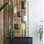 Support à plantes à plusieurs niveaux avec seaux et auge - 32 po x 14 po x 60 po - noir