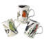 Ensemble de grandes tasses à café en porcelaine désossées 6 pièces jardin oiseaux Avis