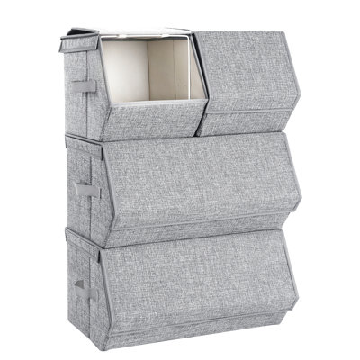 Latitude Run Bettysue Fabric Storage Tub & Tote