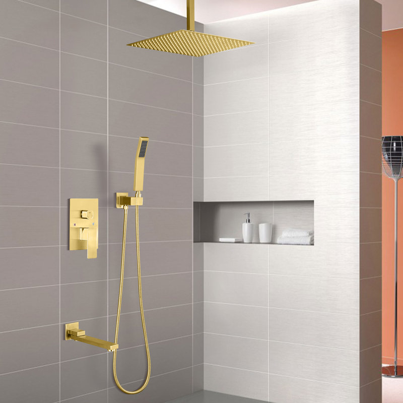 Diverter Accent, Brushed Gold