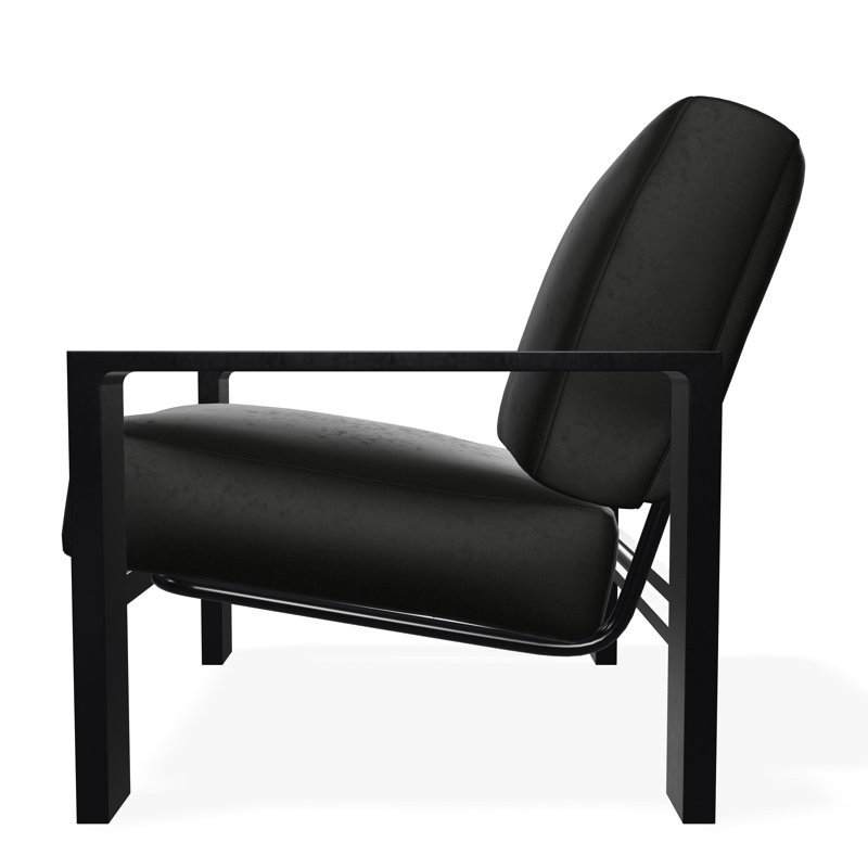 Larssen Outdoor Lounge Chair, Black, Black 5D Sunbrella®