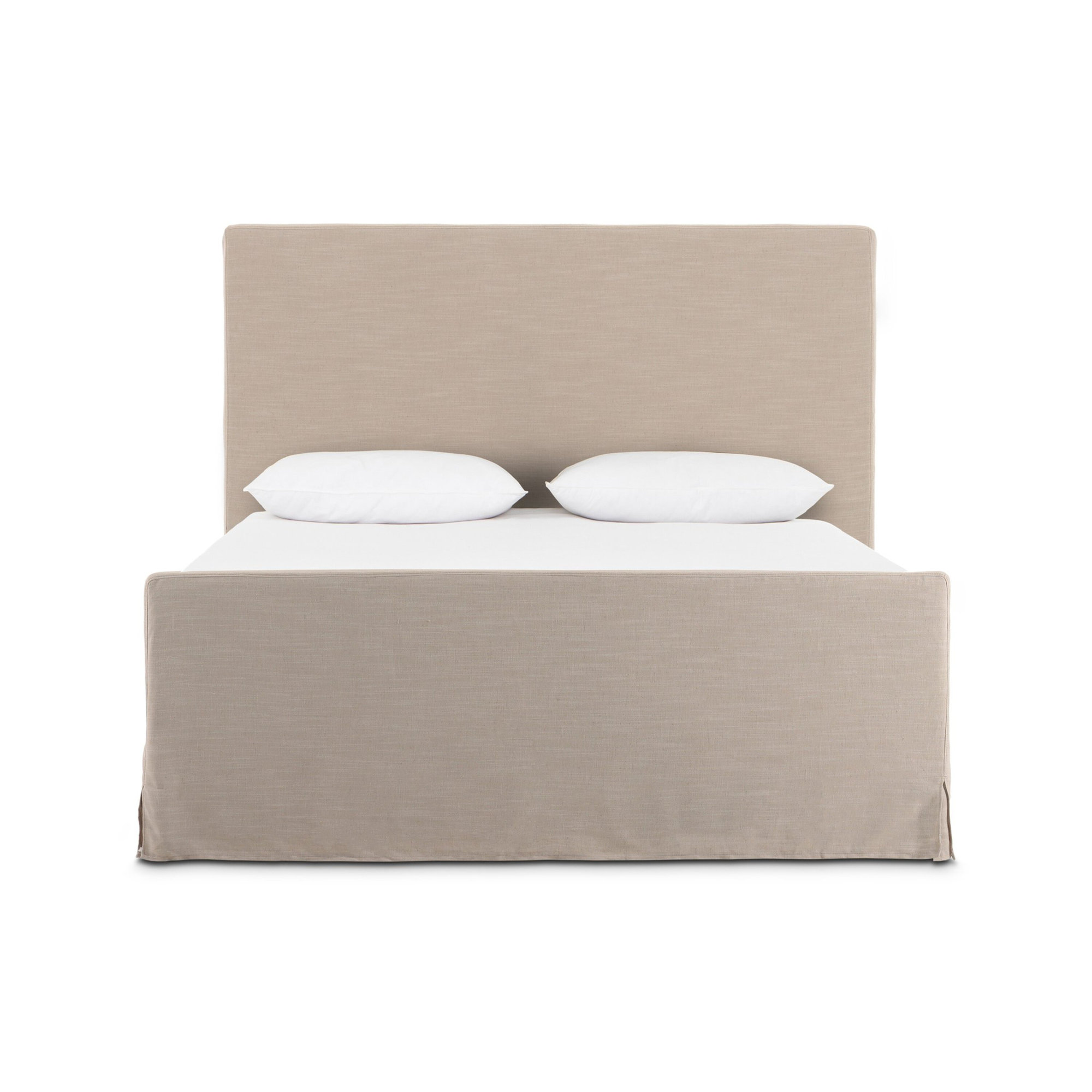 Zoni Upholstered Bed, Savoy Parchment, Queen
