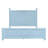 Friedrich Panel Bed in Ocean Blue-165466962