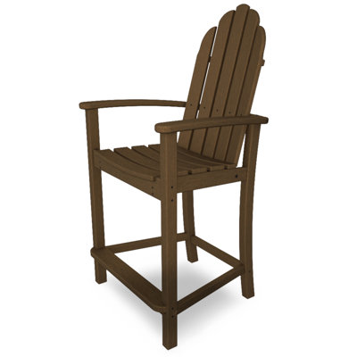 POLYWOOD® Classic Adirondack Patio Bar Stool
