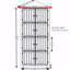 Grande armoire de rangement avec 8 portes pour la salle de bain, le salon et la cuisine-238897171