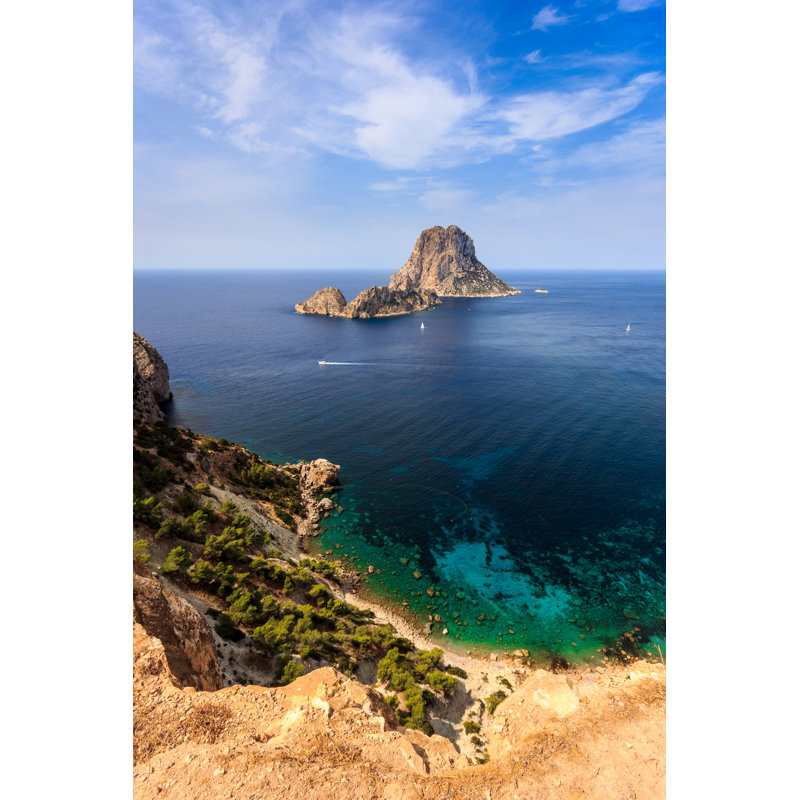 Ibiza Island by Nick_Pandevonium - Wrapped Canvas Print, 30cm H x 20cm W