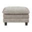 Rectangle contemporain en chenille foncée, structure en contreplaqué, ressorts en mousse haute densité au-dessus des poches, largeur de 34 po, profondeur de 26 po, hauteur de 20,5 po, pour un espace de vie avec allure et fonctionnalité modernes, chenille