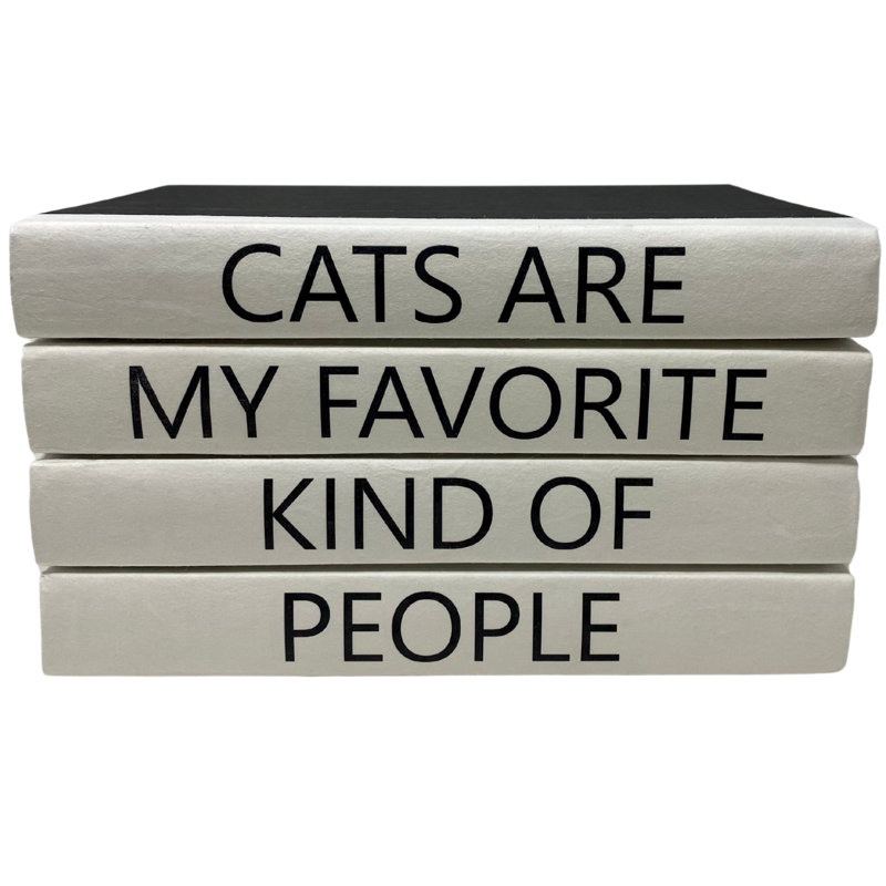 Quote Entertainment Decorative Book