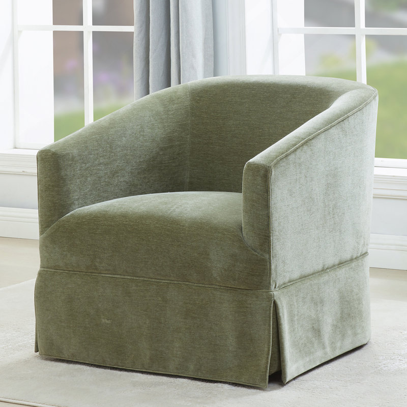 Chaise pivotante à jupe Elm Baltic, Vert