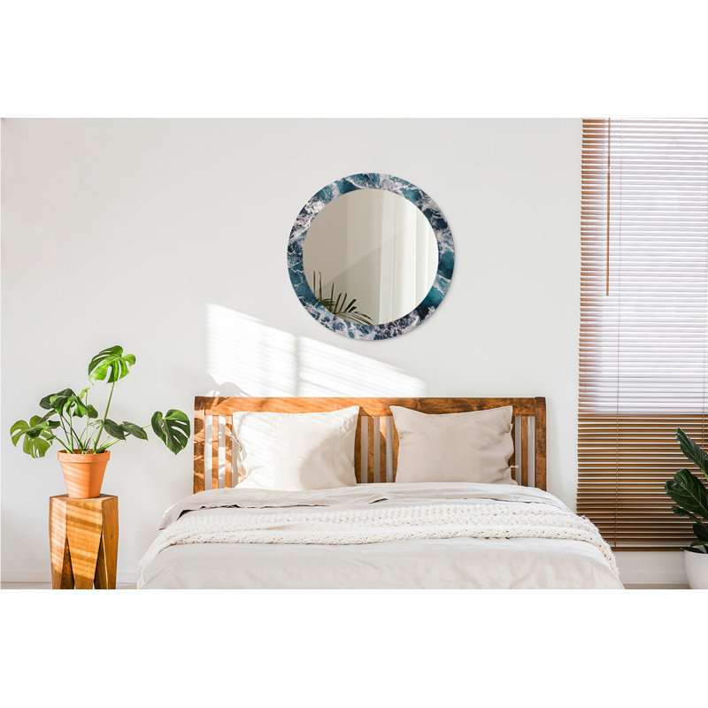 Huldar Glass Flat Wall Mirror