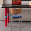 Novel-shaped Multi-functional Solid Wood Desk-352273835