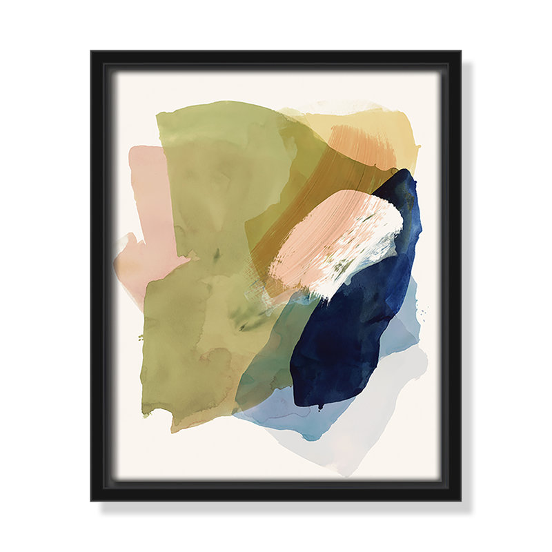 Brush and Whisper II Print by , 11.5" H x 9.5" W, Black Floater