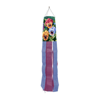 Pansy Trio Wind Spinner