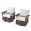 Chaise berçante pivotante avec coussins Blathnaid-1316884132