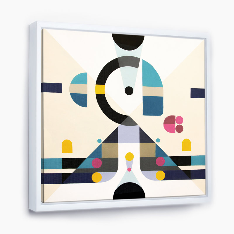 «Open Minded», reproduction sur toile, H 30 po x l 30 po x P 1 po, Toile encadrée flottée blanche