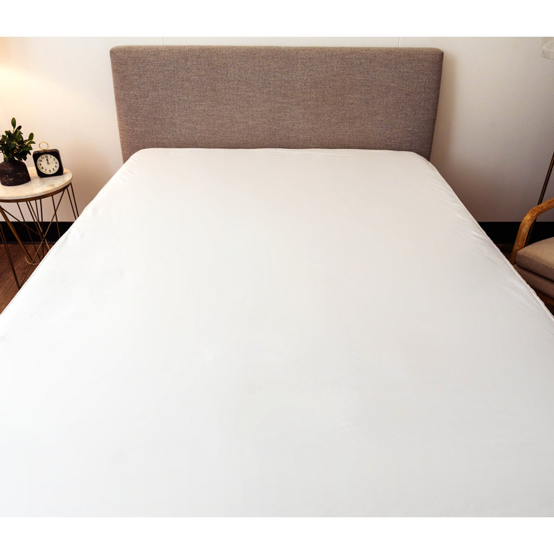 Housse de protection pour matelas en polyester enveloppé et hypoallergénique, Très grand simple