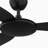GlideAire 52 inch Indoor/Outdoor Ceiling Fan - Black with Black blades-43413498