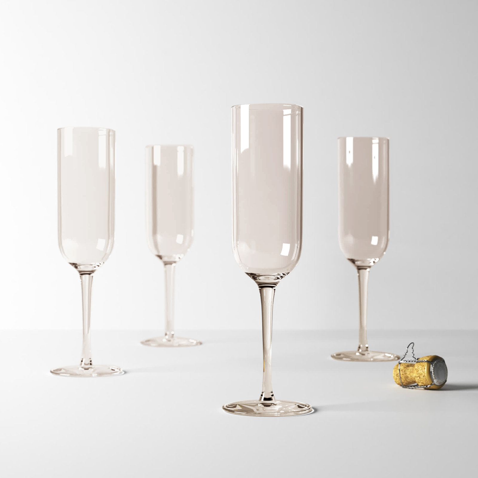 Fuum Crystal Champagne Flute, Nomad