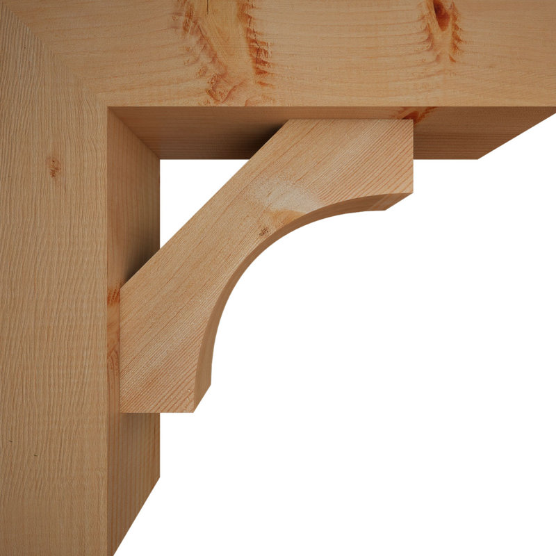 Support Westlake Block avec support décalé, 18 po x 18 po, Sapin Douglas de l 5 1/2 po (lisse)