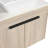 Modern Design Float Bathroom Vanity With Ceramic Basin