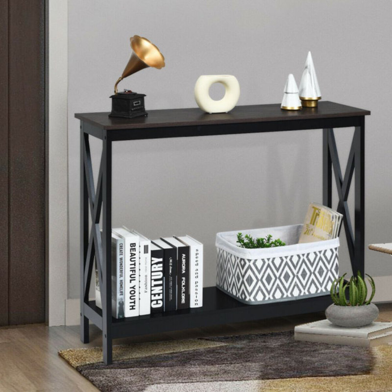 Console 39,5 po AMIRIE, Grain du bois