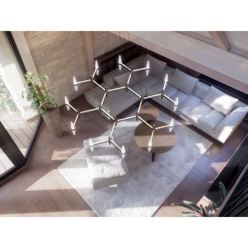 Prism 82 - Light Unique/Statement Novelty LED Chandelier