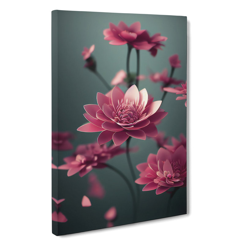 The Unreal Flowers - Wrapped Canvas, 50cm H x 35cm W x 3cm D