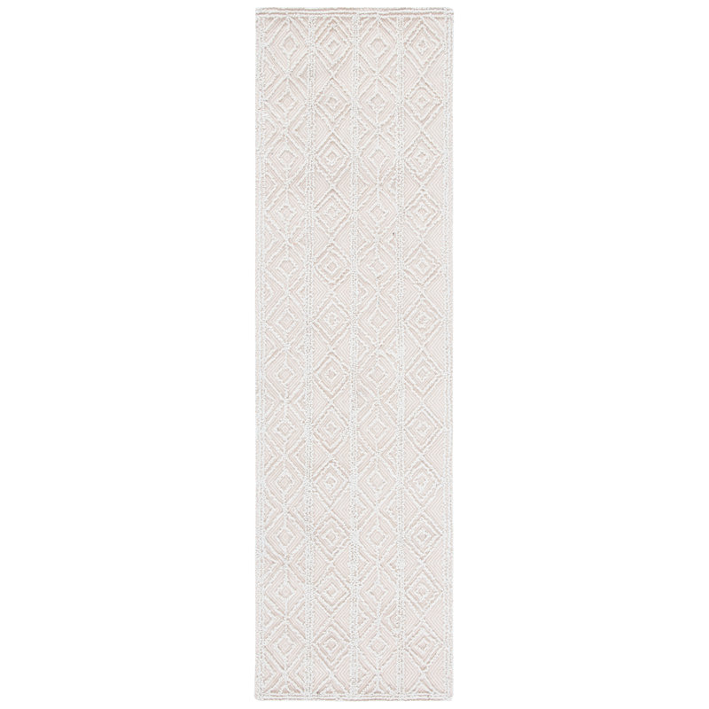 Tapis géométrique performance touffeté à la main MSR Trace Martha Stewart, Tapis de couloir 2 pi 3 po x 8 pi