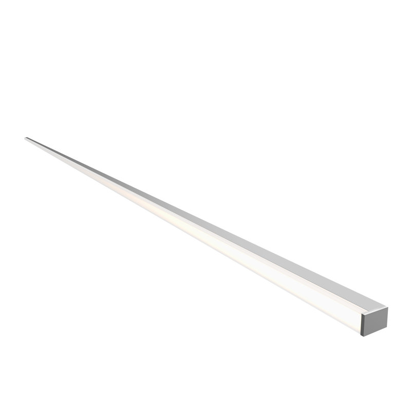 Stix Plus LED Wall Bar , Bright Satin Aluminum, 0.75'' H x 98.5'' W x 1'' D, 86 W
