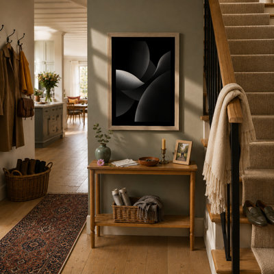 Forms in Light Minimalist - Framed Print