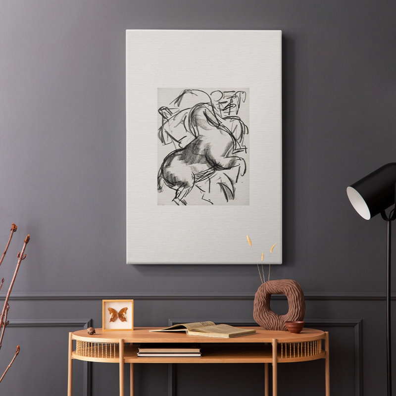 Croquis rétro XXI - galerie Cavas, H 18 po x l 12 po