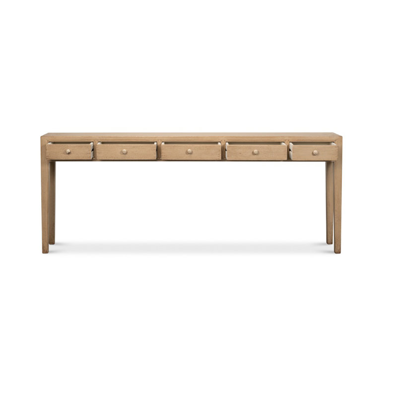 Jeweler 86'' W Solid Wood Console Table